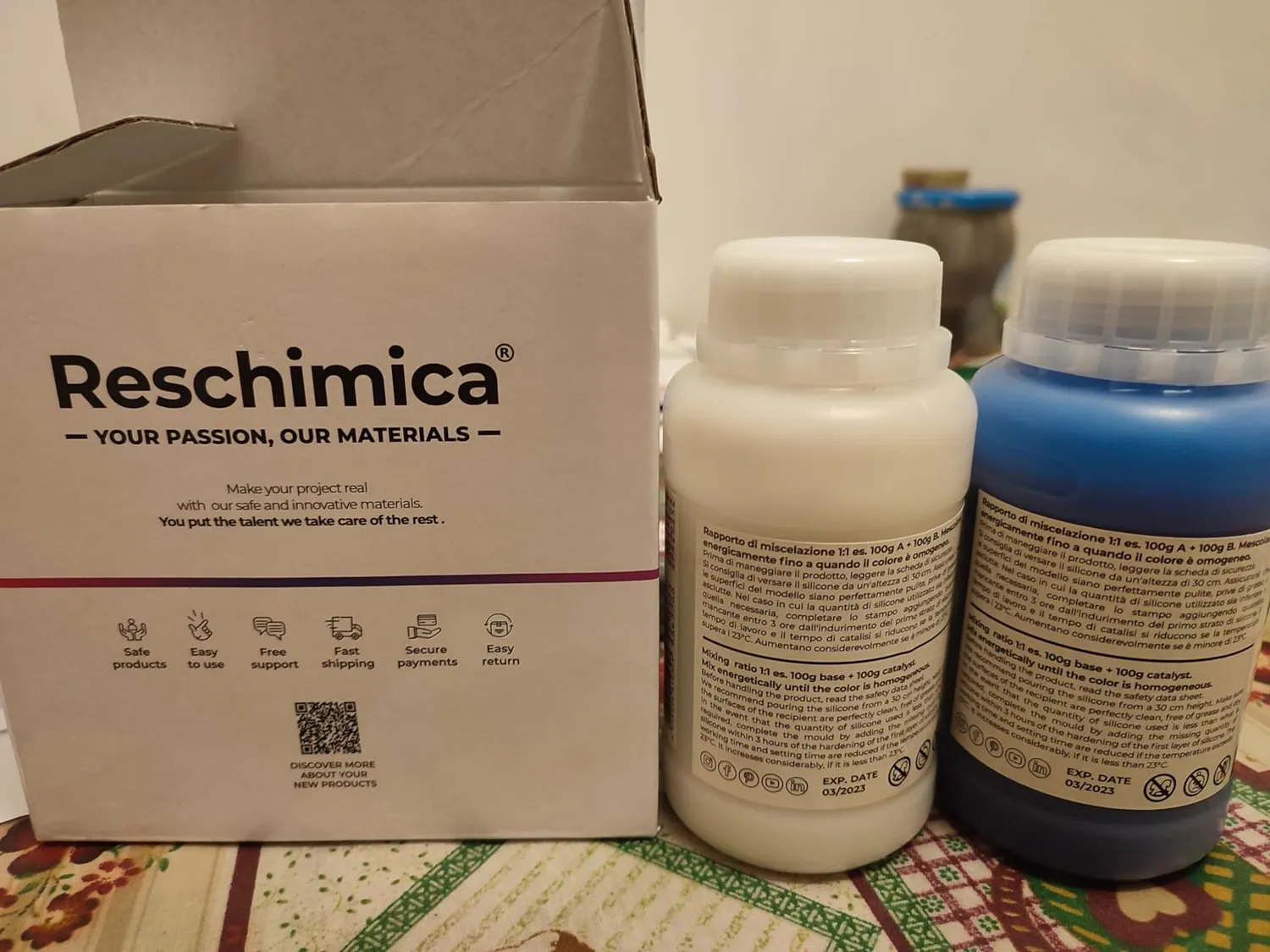 Reschimica R PRO 20 silicone per stampi 0,5 kg medio