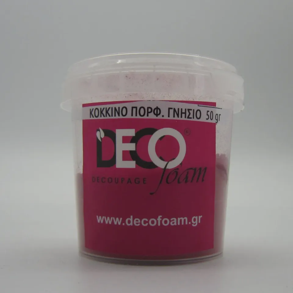 Deco Foam pigmento agiografia Rosso Porpora Genuino 50gr naturale