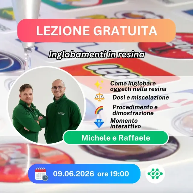 Naturesin Lezione Gratuita Inglobamenti in Resina online