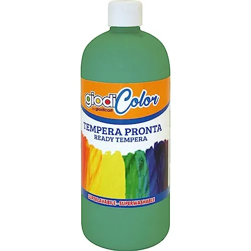 Giodicart Giodicolor Verde Smeraldo tempera 1000 ml coprente