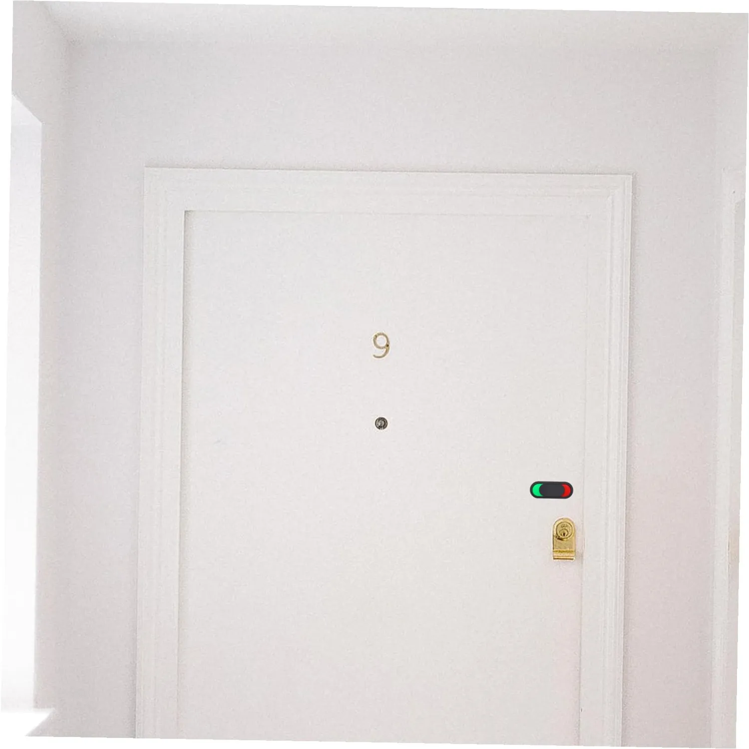Angoily cartelli porta scorrevoli neri 6 pezzi 7x3 cm