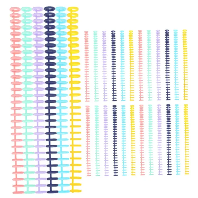 Angoily Anelli Rilegatura 30 Fori Plastica 30 Pezzi Lisci