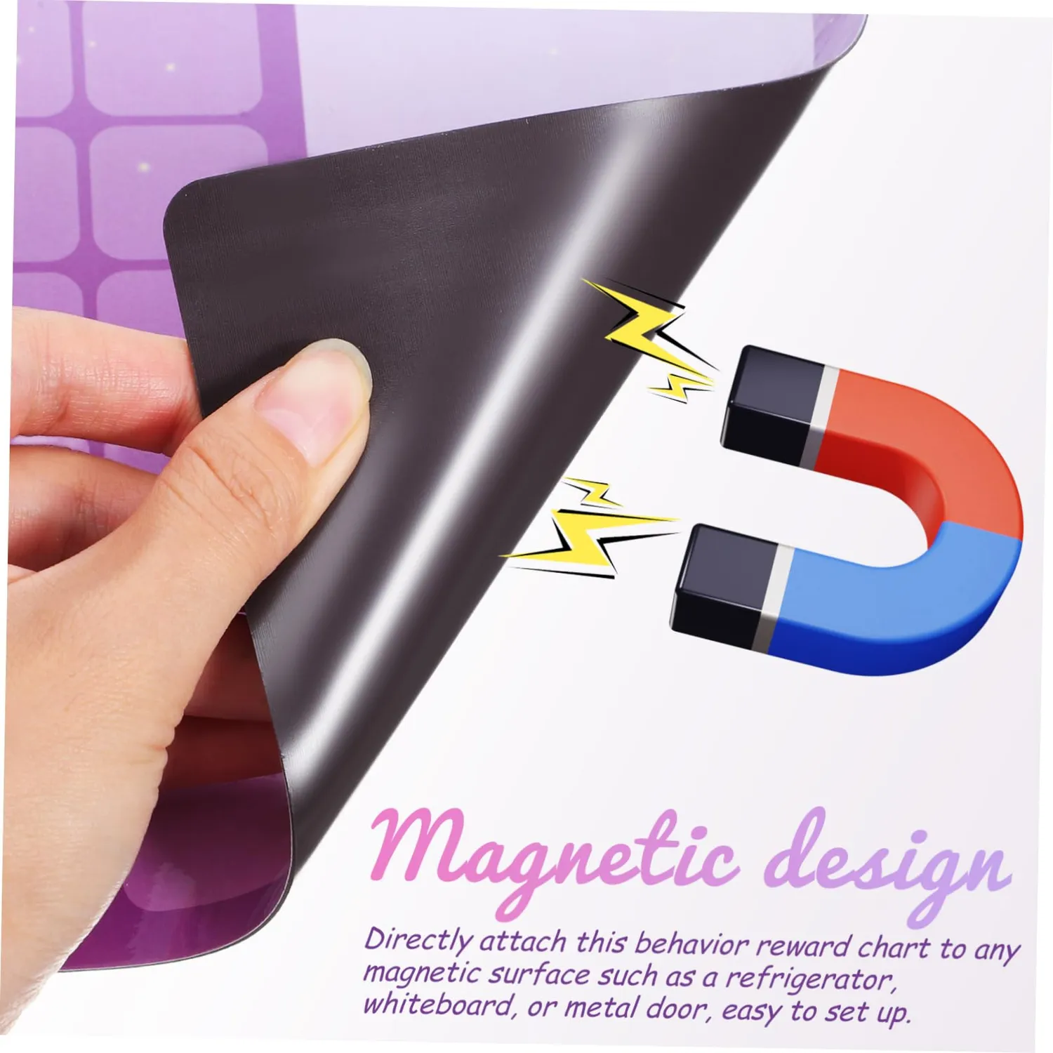 Angoily Tabella Magnetica Ricompense Bambini 42x29,6 cm Colorata