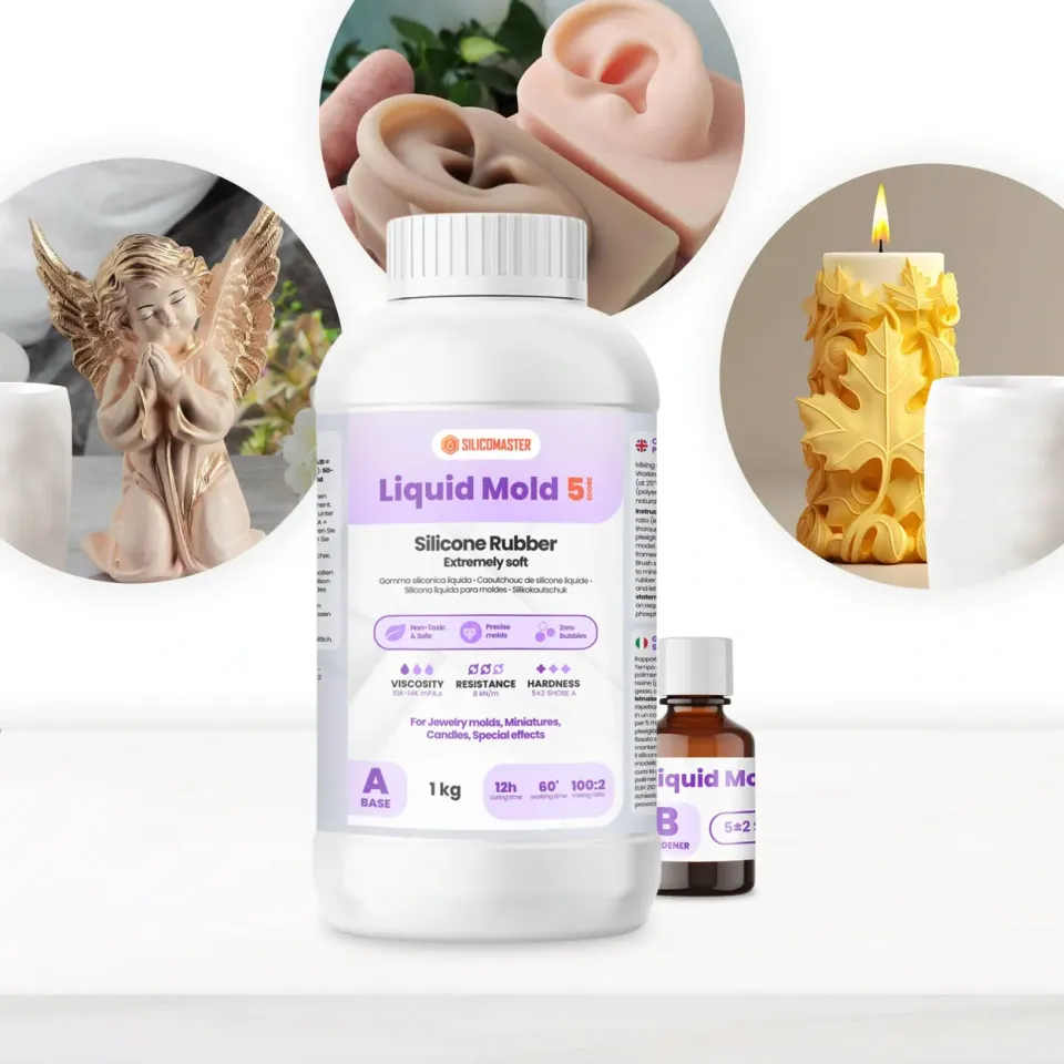 Naturesin Liquid Mold 5 silicone per stampi ultramorbido
