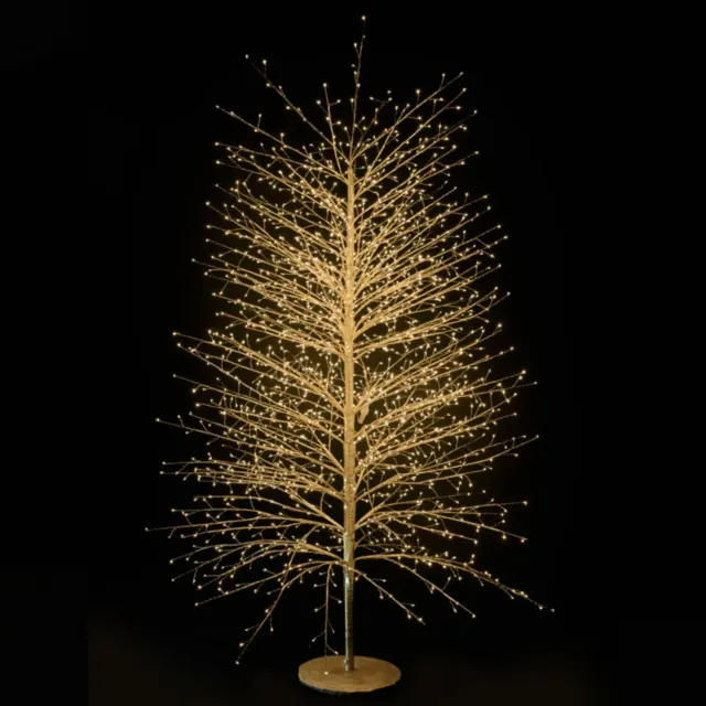 Giodicart Albero Faggio oro 180 cm 2000 micro LED calda