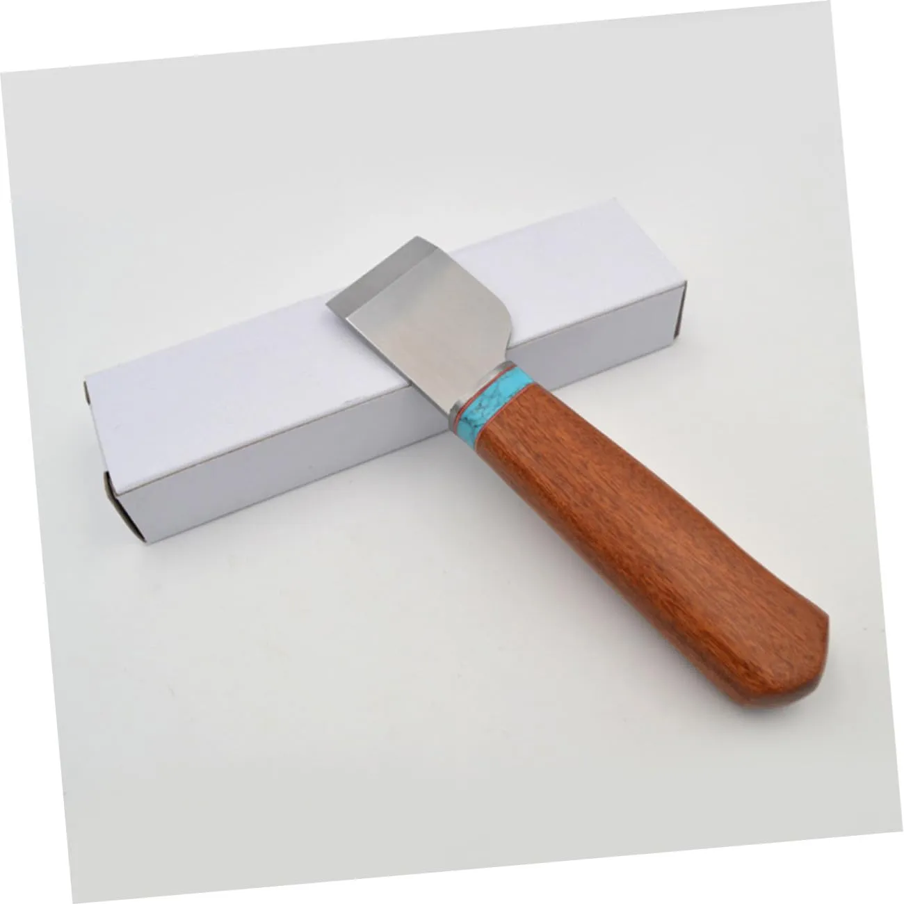 Angoily coltello per pelle marrone 1 pz lama affilata