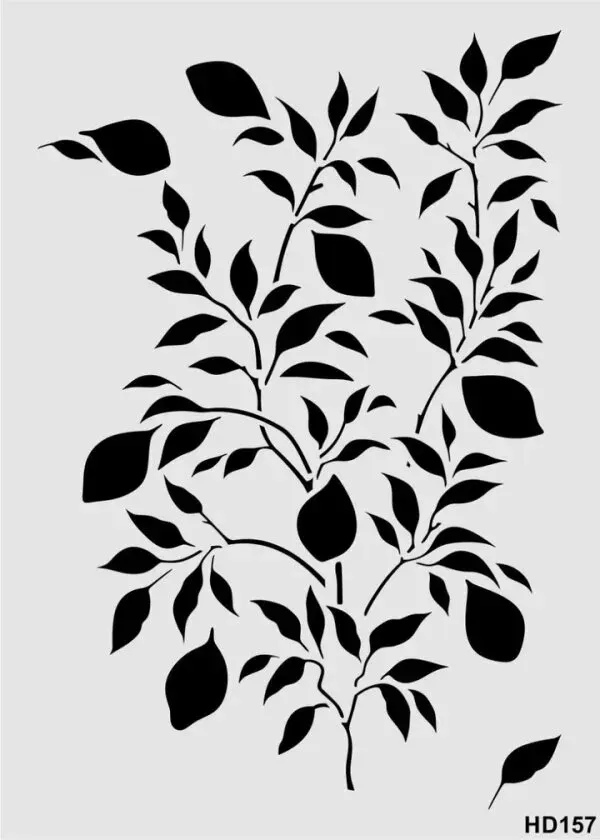 Decofoam HD157 stencil decorativo 21x30 cm riutilizzabile