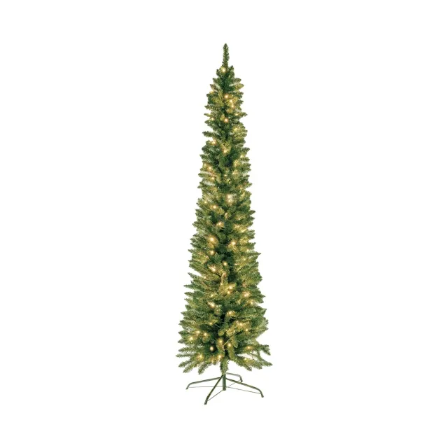 Giodicart Peak Tree Slim albero di Natale 180 cm 140 microLED