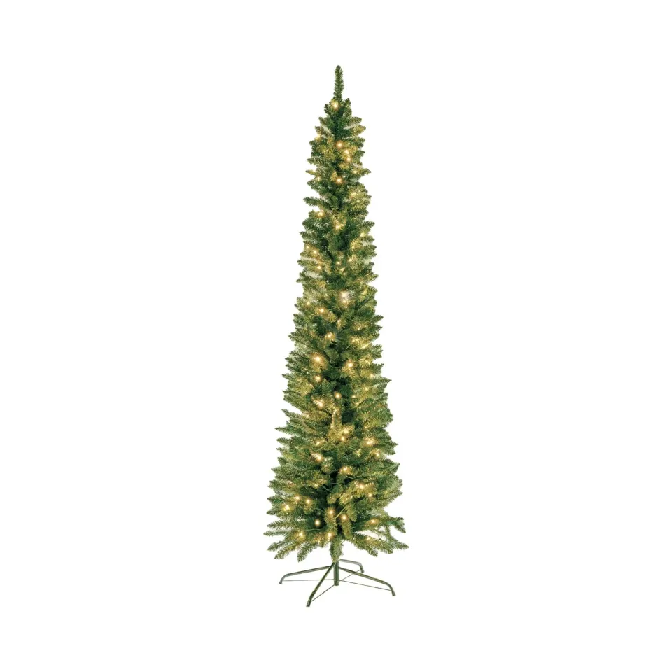 Giodicart Peak Tree Slim albero di Natale 180 cm 140 microLED