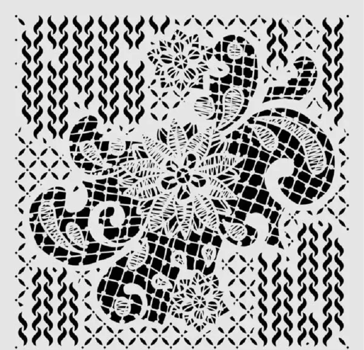 Deco Foam HD237 stencil 40x40 cm decorativo