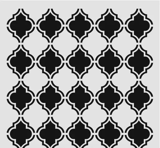 Deco Foam R050 stencil 25x25 cm quadrato