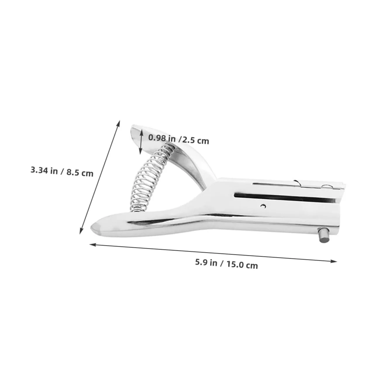 Angoily Perforatrice Foro Singolo 10 mm Badge PVC lega zinco