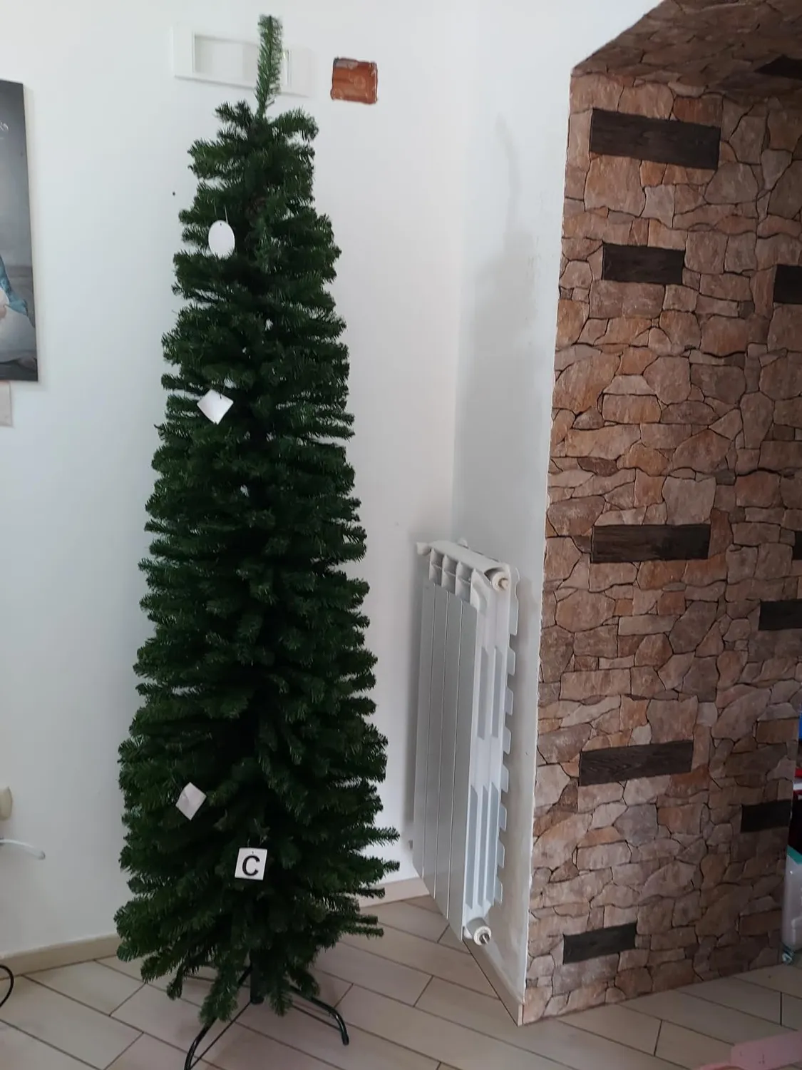 Giodicart Erland albero di Natale slim 180 cm realistico