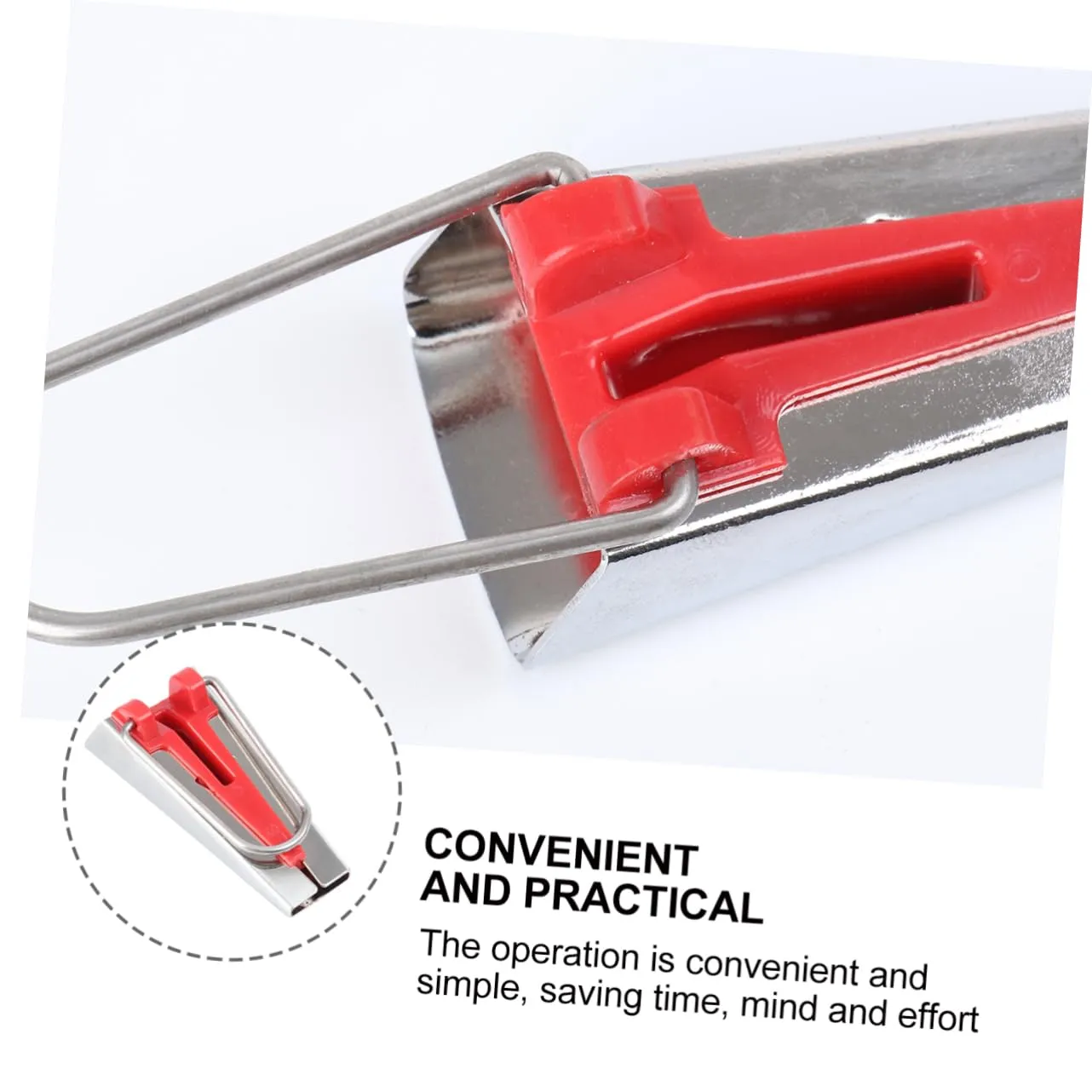 Angoily creatore nastri sbieco tessuto rosso 1 pezzo