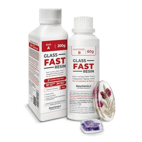 Reschimica Glass Fast Resin resina trasparente 260 gr vetro