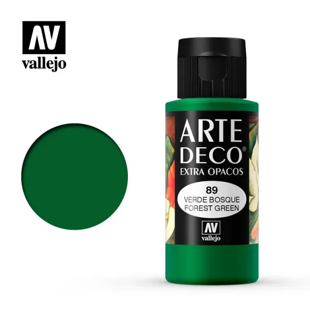 Vallejo Arte Deco 089 colore acrilico 60ml verde bosco