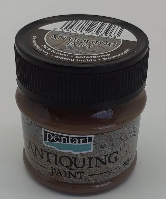 Pentart Antiquing Paint colore anticante 50ml marrone scuro
