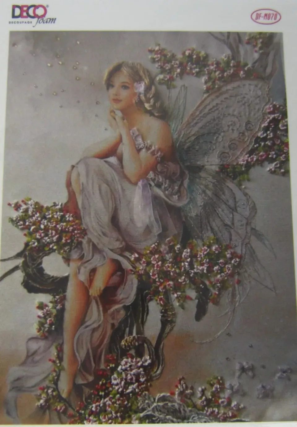 Deco Foam Tela DF-M070 carta riso autoadesiva 21x29cm