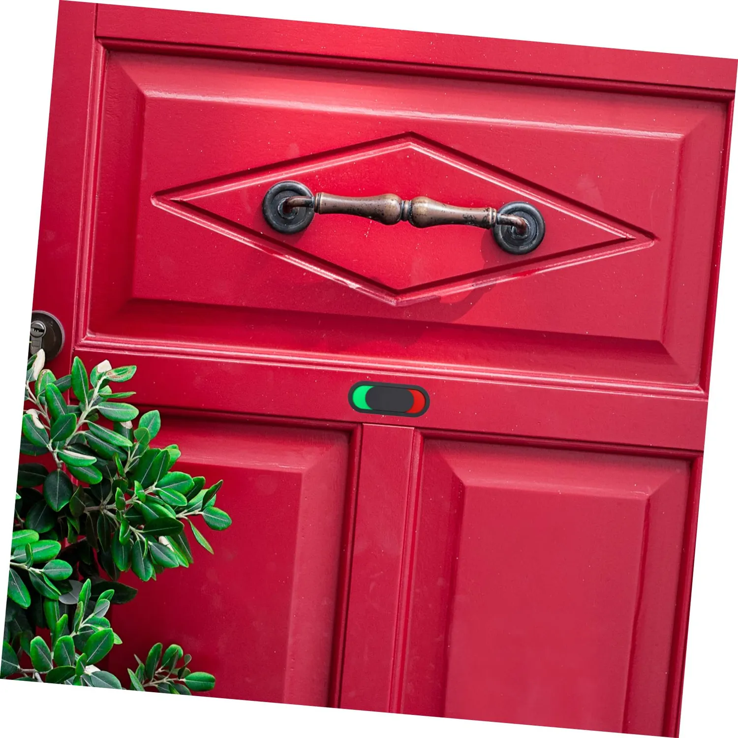 Angoily cartelli porta scorrevoli neri 6 pezzi 7x3 cm
