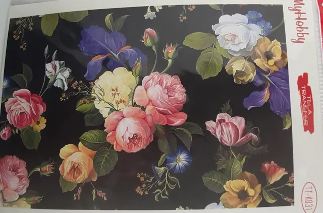 Deco Foam TT-K031 carta di riso 25x35 cm effetto tela