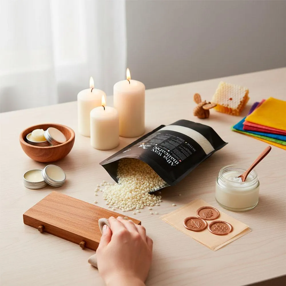 Naturesin Honey Glow cera d’api bianca in perle cosmetica