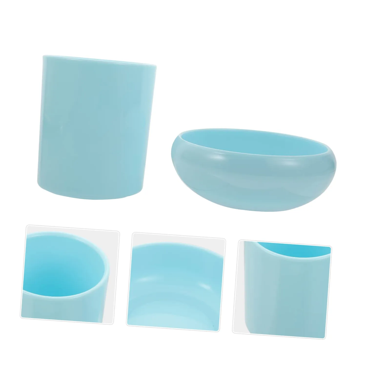 Angoily Portapenne Plastica 2 Pezzi Scrivania Retrò