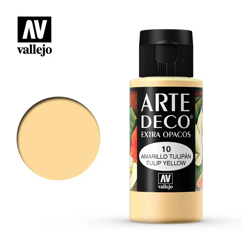 Vallejo Arte Deco Tulip Yellow 010 60ml Giallo