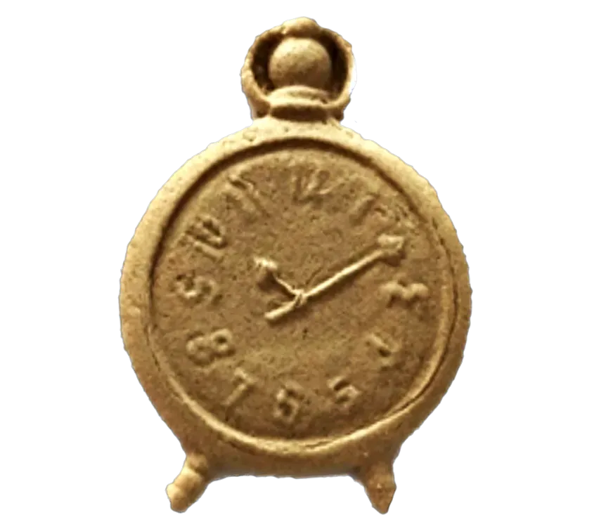 Deco Foam 0453 fregio legno orologio 2,5x4 cm flessibile