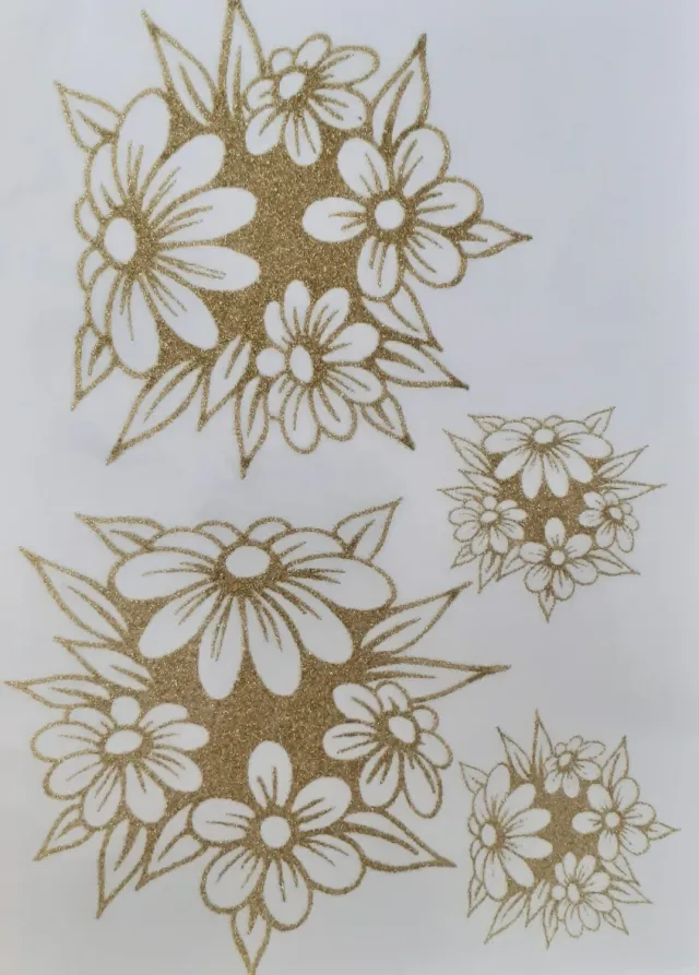 Deco Foam S41 carta transfer oro 25x15 cm