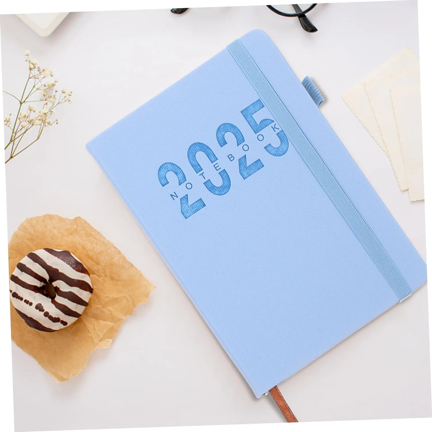 Angoily agenda planner 2025 settimanale mensile blu