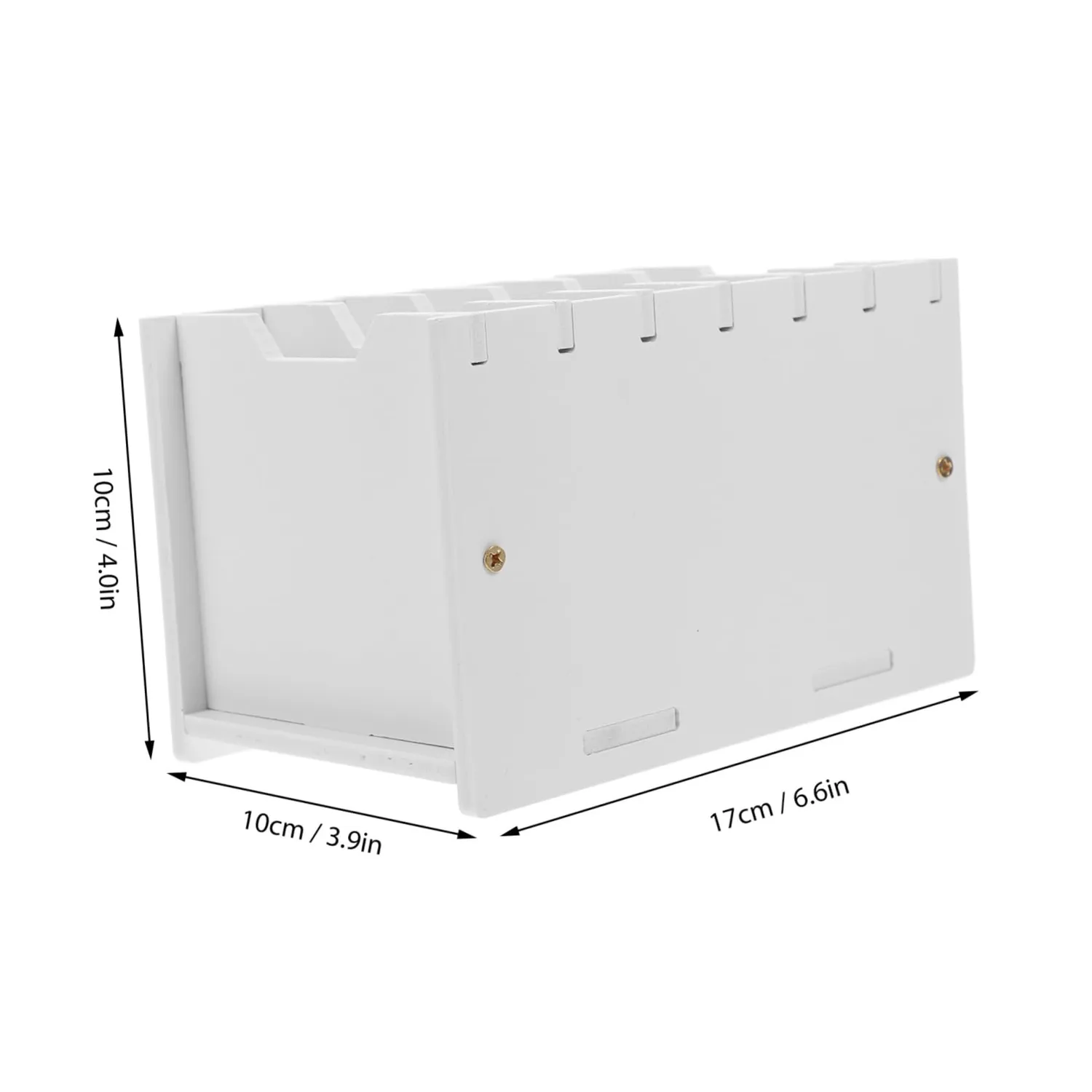 Angoily Scatola Porta Cellulari PVC Aula 17x10,2x10 cm Salvaspazio