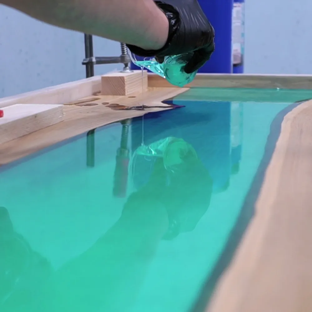 Naturesin Epoxytable 5 resina epossidica tavoli colata 5 cm trasparente