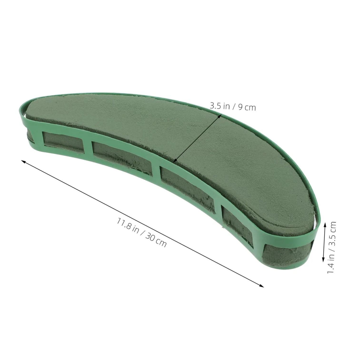 Angoily Base Composizioni Floreali Verde Mezzaluna 1 Paio