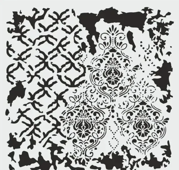 Deco Foam HD126 stencil decorativo 50x50 cm grande