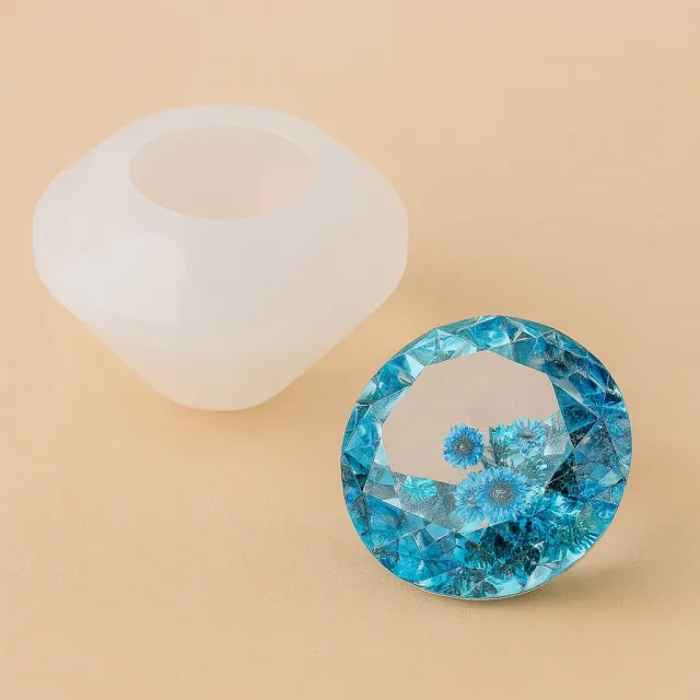 Naturesin Stampo Cristallo stampo silicone 5x3,5 cm riutilizzabile