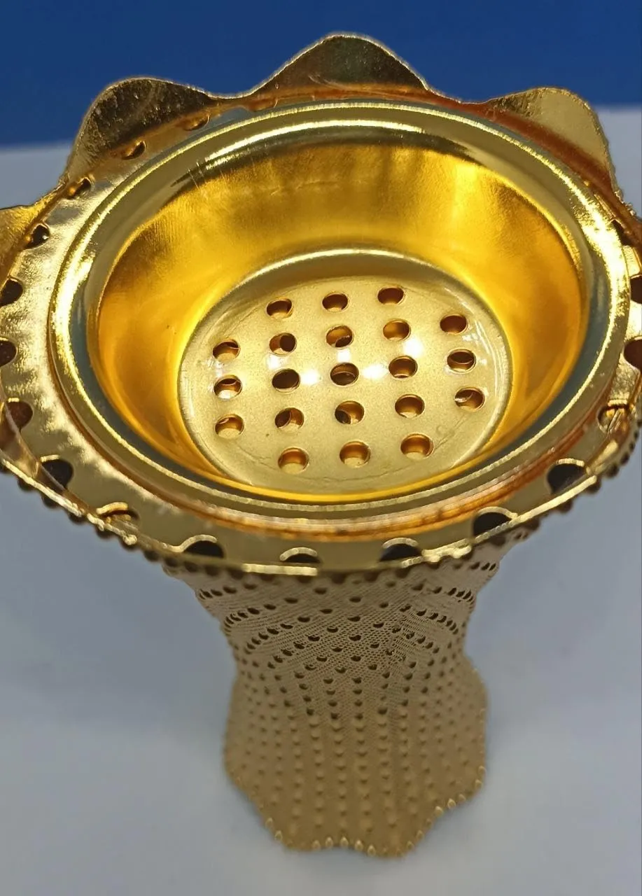 Angoily bruciatore incenso arabo metallo oro per bakhoor grani