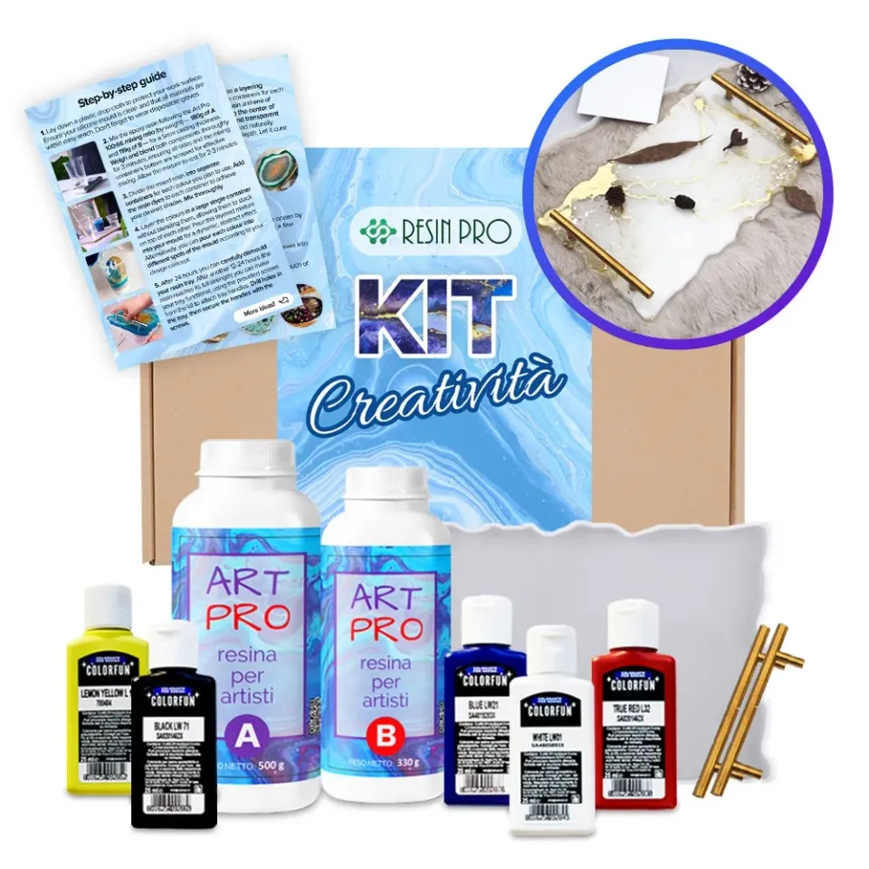 Naturesin Kit vassoio resina 830 g con stampo