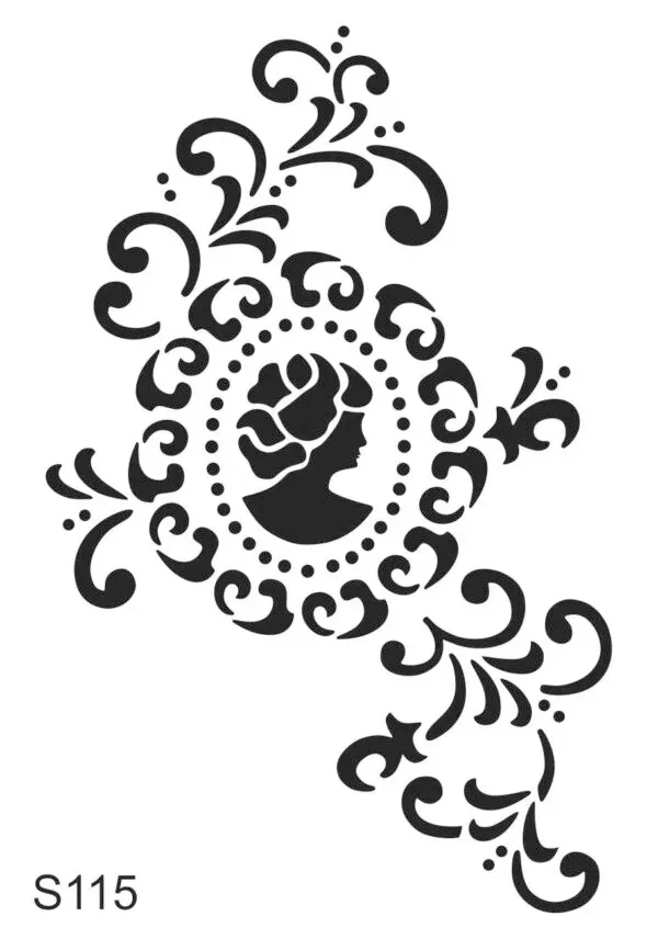 Deco Foam S115 stencil 25x35 cm decorativo