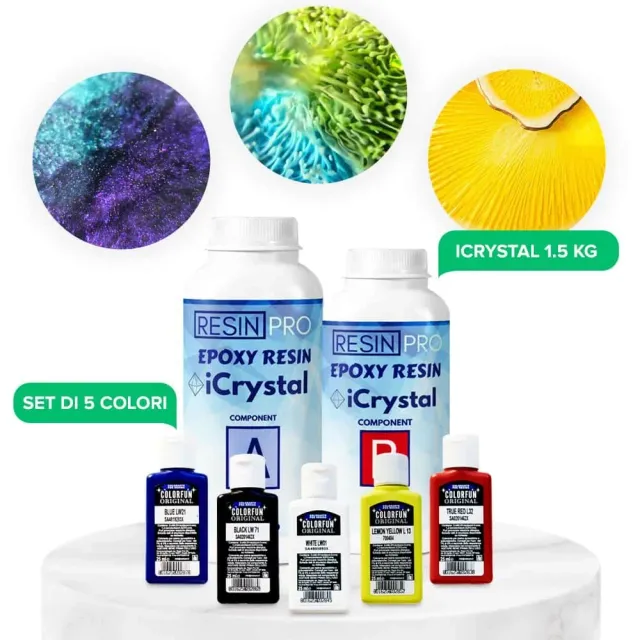Naturesin Starter Kit resina epossidica 1,5 kg trasparente