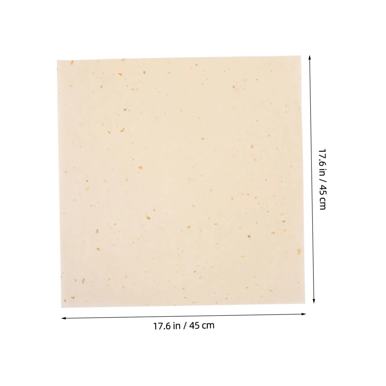 Angoily Carta per Lanterne 10 Fogli 45x45 cm Cachi