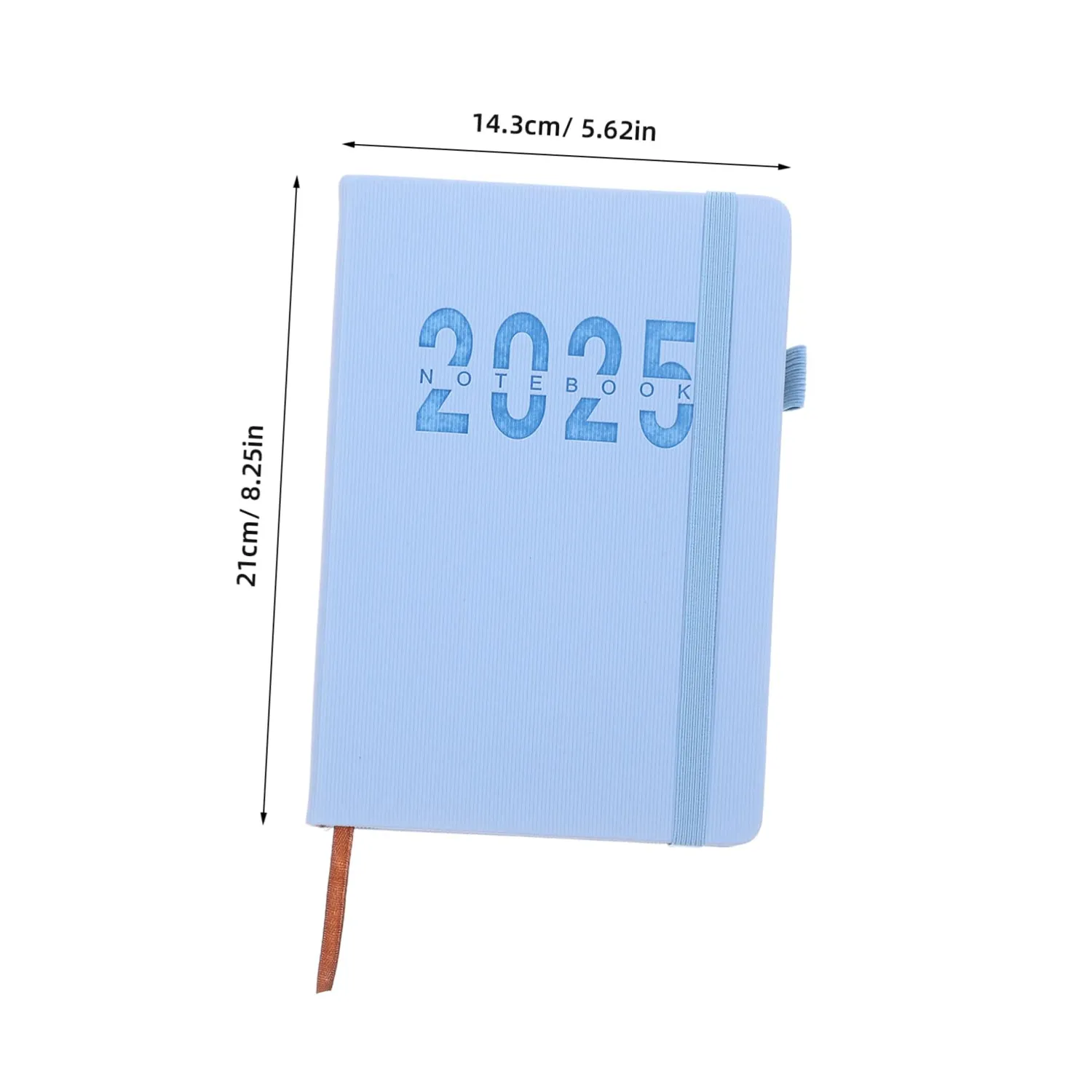 Angoily agenda planner 2025 settimanale mensile blu