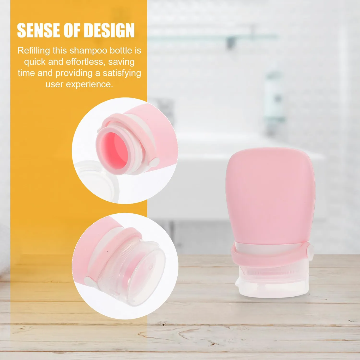 Angoily Flaconi Viaggio Silicone 30ml 4 Pezzi Antigoccia