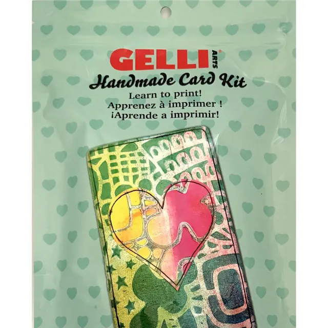 Gelli Arts Handmade Card Kit biglietti fai da te con piastra 3x5