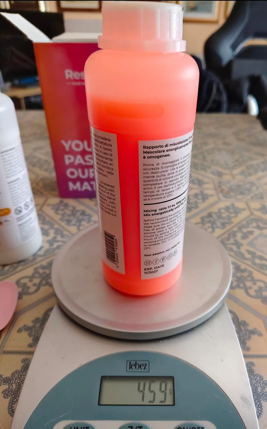 Reschimica R PRO 10 silicone per stampi 1 kg morbido