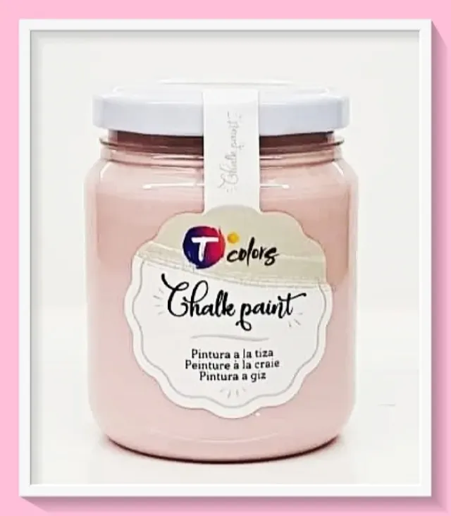 Deco Foam Tcolors Vintage Pink colore gesso rosa 175 ml