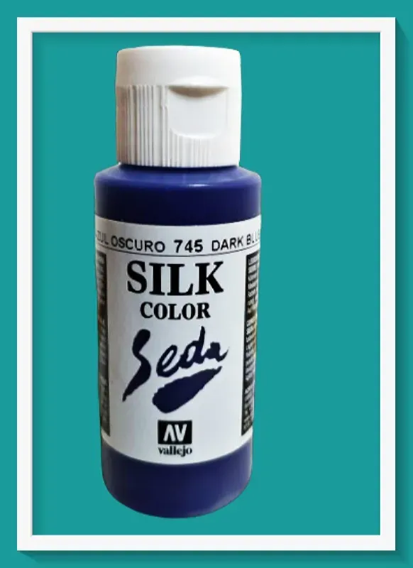 Vallejo Silk Color Seda VAL43745 colore seta blu scuro 60 ml