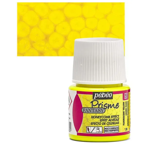 Pebeo Fantasy Prisme 60 Smalto 45 ml Giallo Fluorescente
