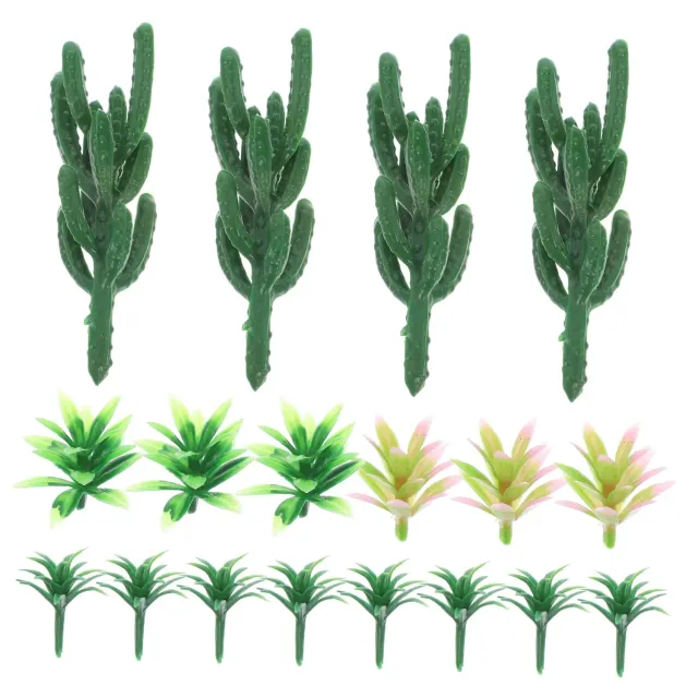 Angoily Alberi Miniatura Cactus 18 Pezzi Modellismo Realistici