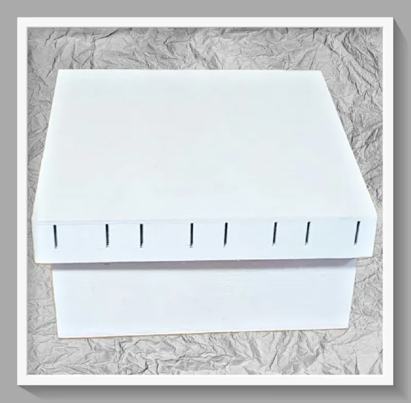 Deco Foam LG87563 scatola legno 20x20x9,5cm