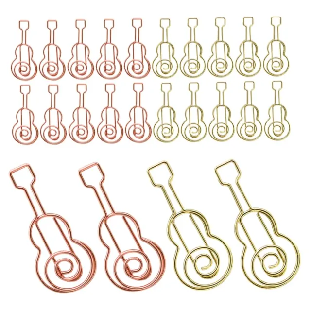 Angoily Graffette Chitarra graffette metallo 40 pezzi decorative